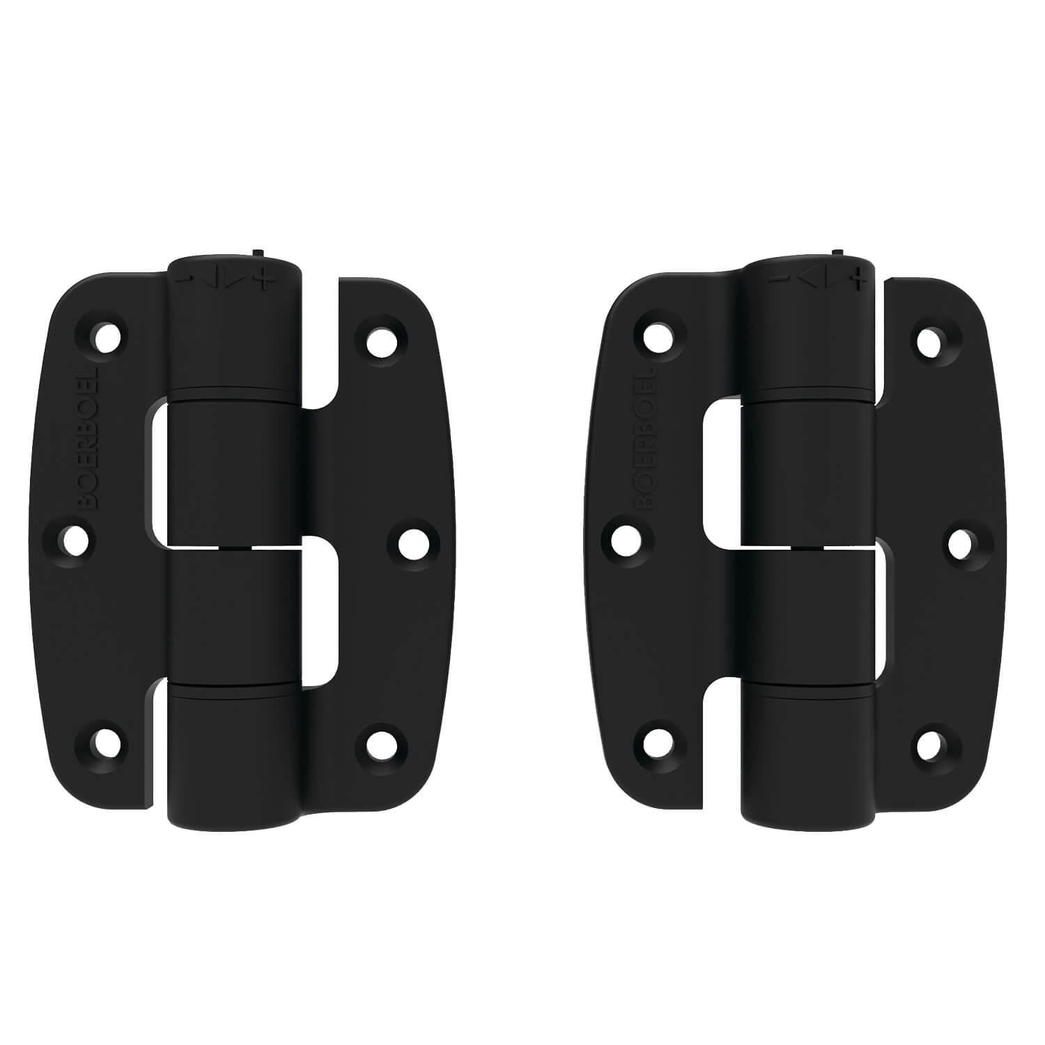 Compact Plym Butterfly Hinge - Black